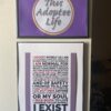 Adoptee Mantra Poster This Adoptee Life Wall