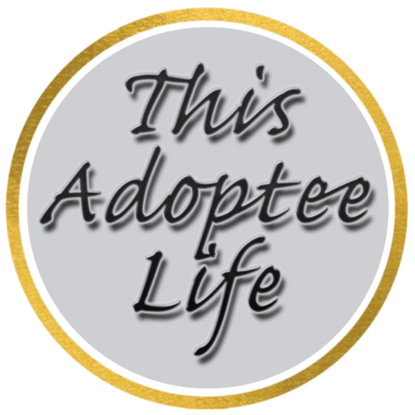 Logo This Adoptee Life Circle shape Gold frame