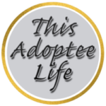Logo This Adoptee Life Circle shape Gold frame